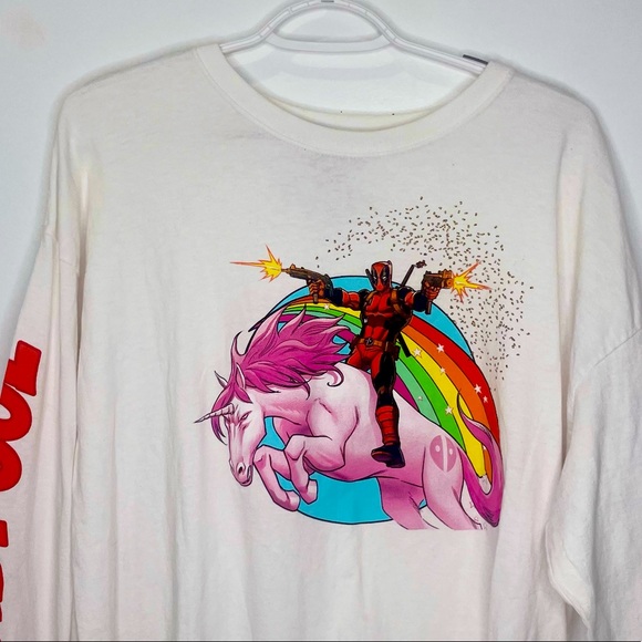 Marvel DeadPool Unicorn Tee Original - Picture 2 of 4